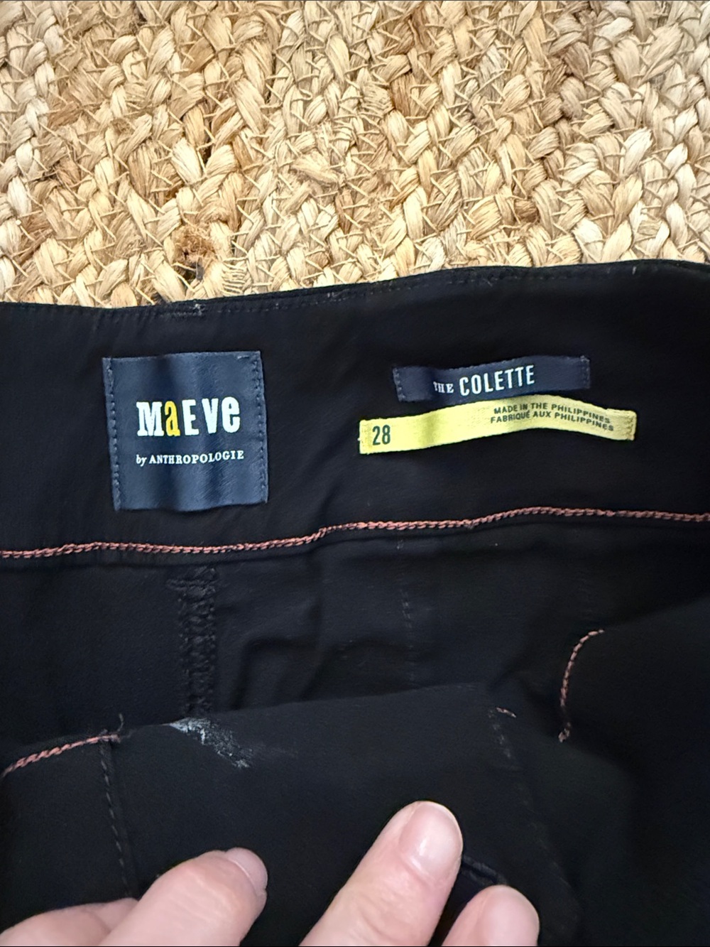 Anthropologie Maeve Collette Wide-Leg Crop Pants - Picture 2 of 3
